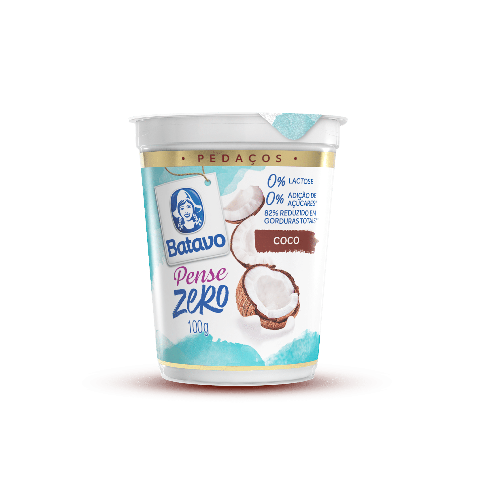 Pense Zero Pedaços sabor Coco