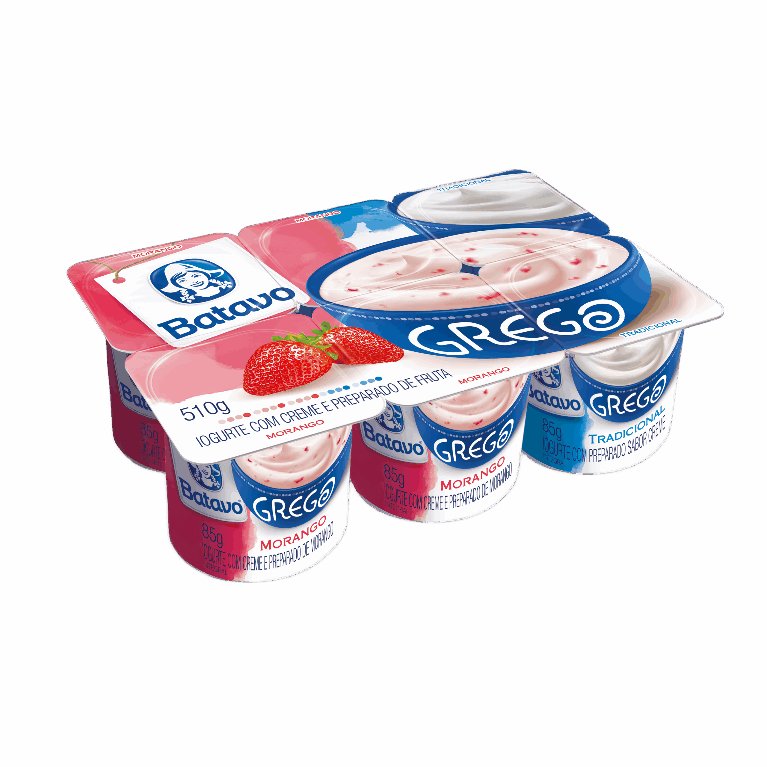 Grego – Morango e Tradicional 510g