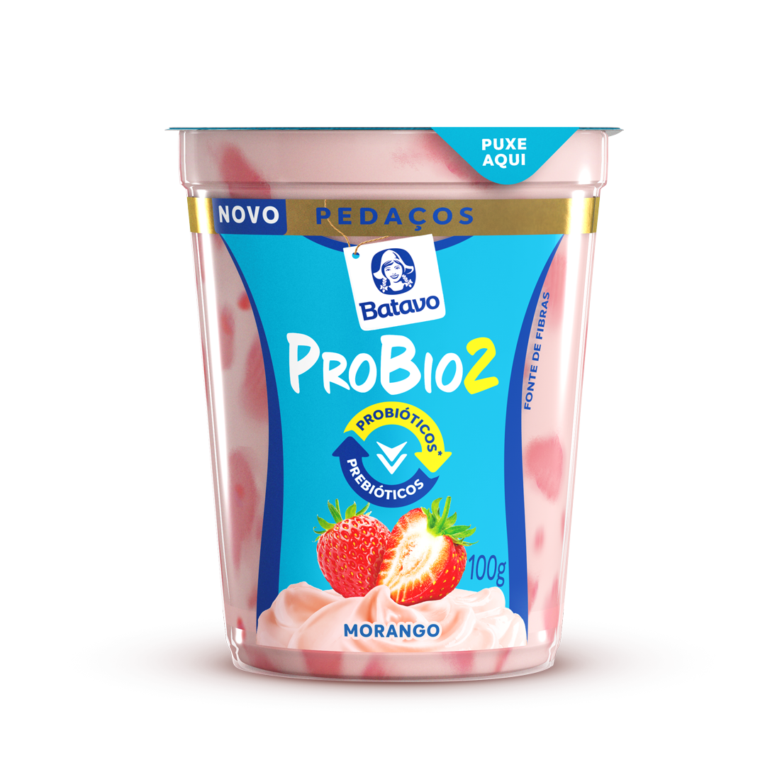 Probio2  – Pedaços Morango 100g