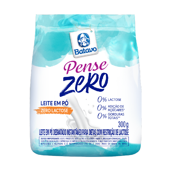 Pense Zero – Zero lactose em pó 300g