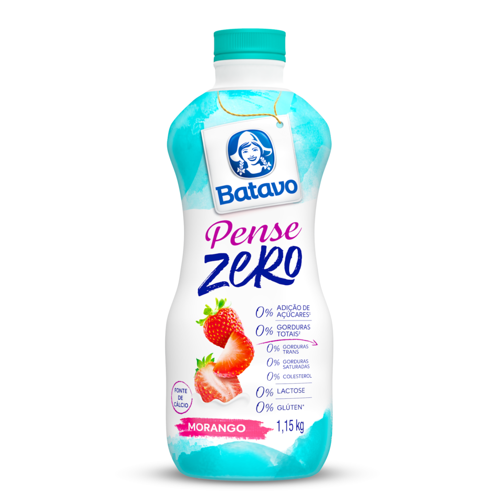 Pense Zero - Líquido Morango 1150g