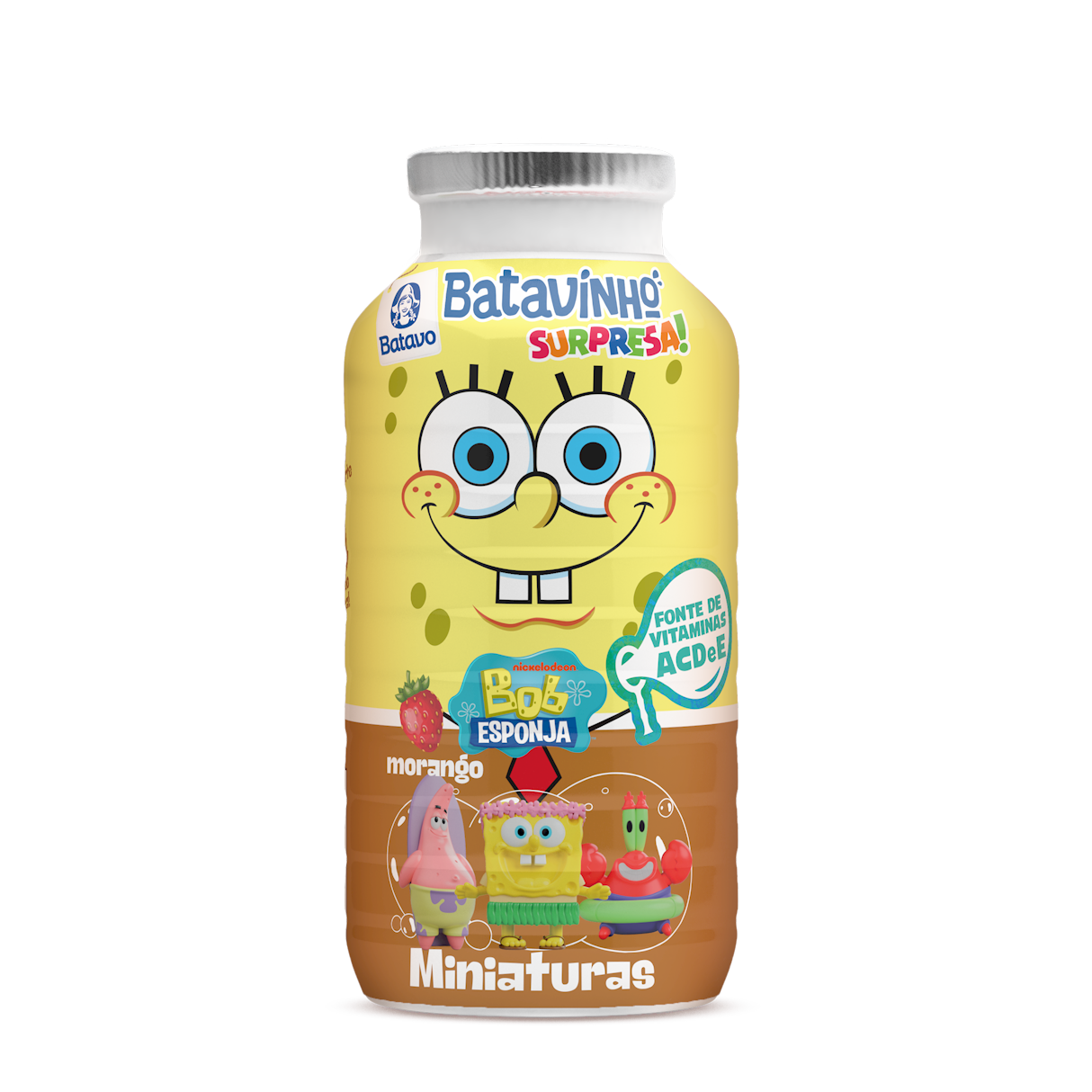 Iogurte – Batavinho Bob Esponja Morango 110g