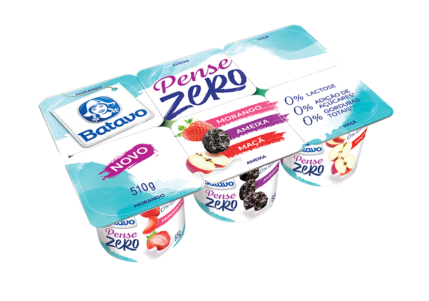 Pense Zero – Morango, Ameixa e Maçã 510g